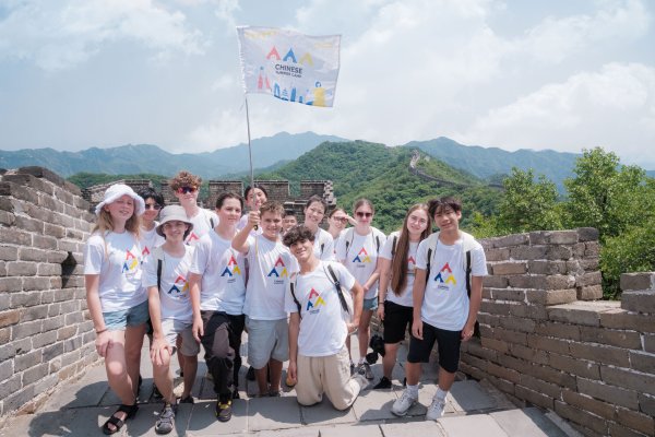 Our students enjoy the Chinese camp field trip on the Great Wall of China.