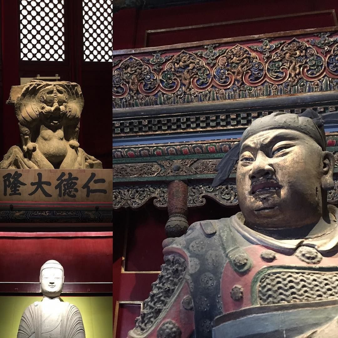 Sculpture gallery at Cining Gong (Cining Palace). Also located in the western section of the Forbidden City