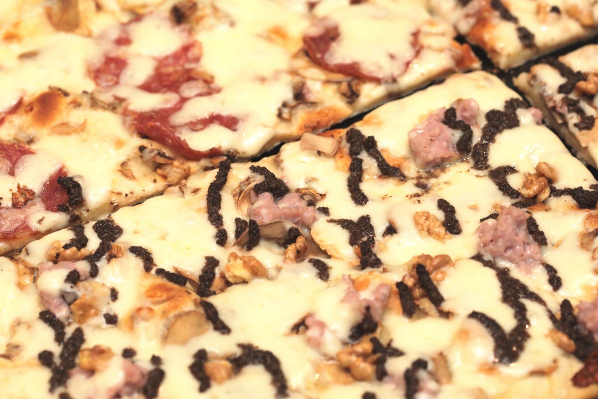 Saporita's signature "Forest" pizza has been a favorite of the city's since the restaurant's launch