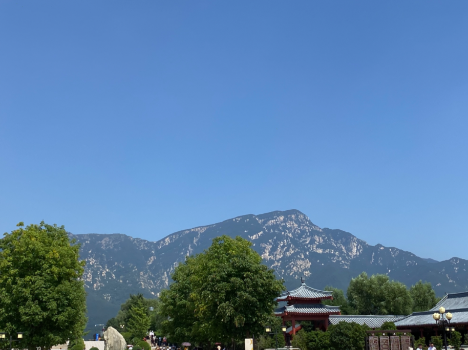 The Song Mountains, overlooking the Shaolin Monastery complex