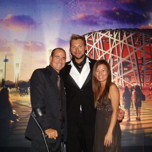 Gregory Burns Gold Paralympian Ian Thorpe &amp; Mrs Gregory Burn
