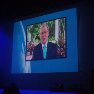 Kevin Rudd&#039;s message - Photo Gold One