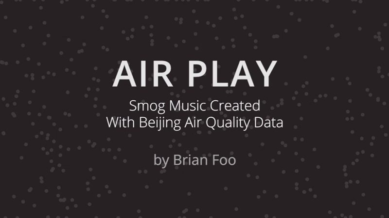 What Does Beijing&#039;s Pollution Sound Like? NYC DJ Spins PM 2.5 Data into a Soundtrack for the Airpocalypse