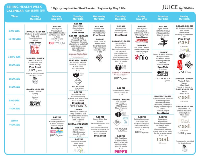 Beijing Health Week Wraps Up This Weekend with Fight Fusion, Yoga, and Juice