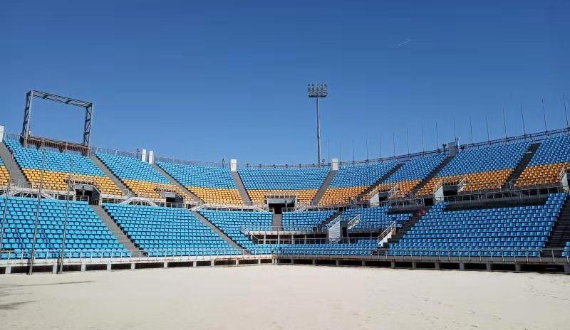 Serving to Ghosts at Beijing&#039;s Abandoned Olympic Beach Volleyball Court