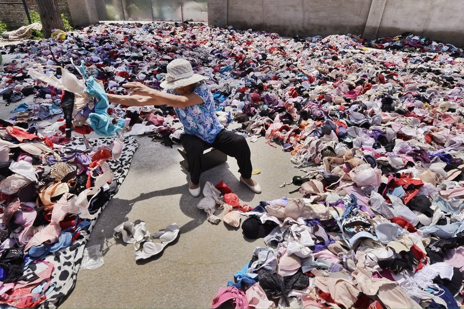 Huge Pile of Bras Found Among Beijing Waste