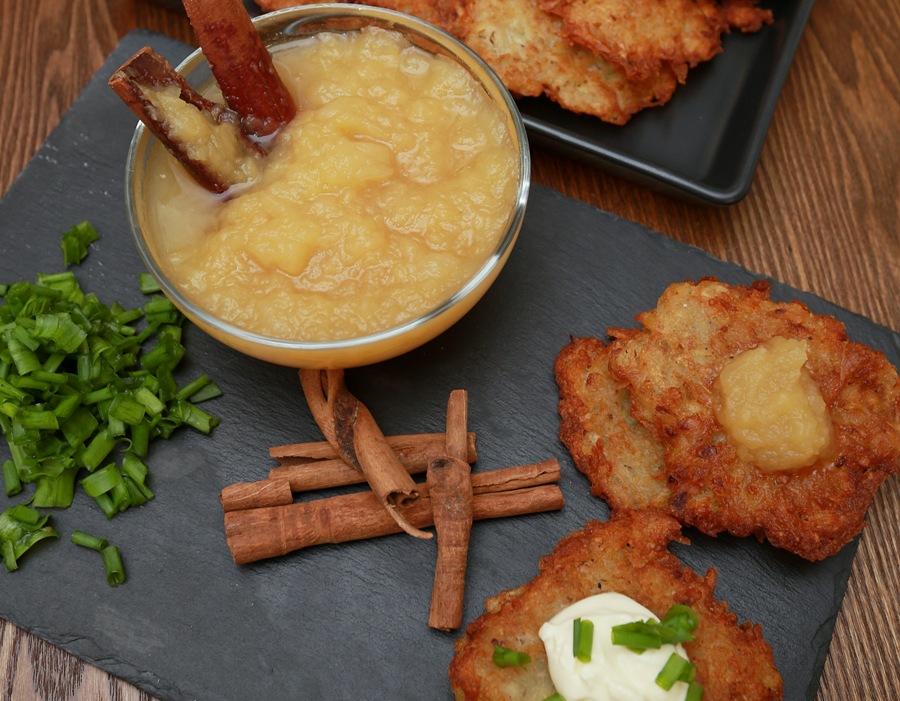 Season’s Feastings: Make Your Own Potato Latkes and Apple Sauce