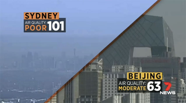 R1: Bei-cology: Sydney&#039;s AQI Reaches Beijing&#039;s Levels