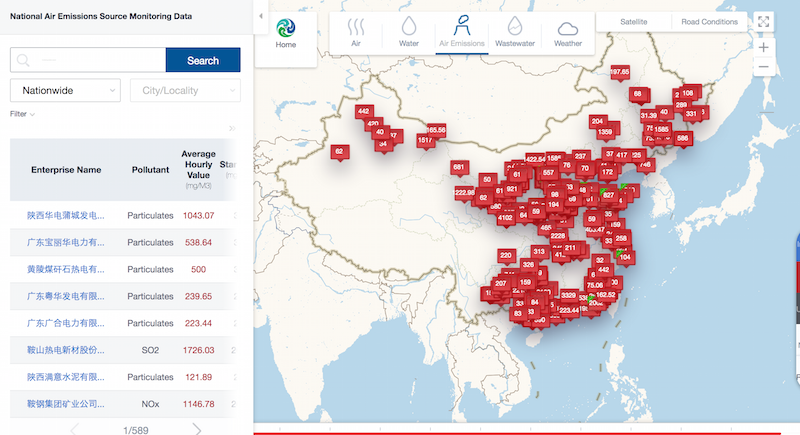 R Beicology: Want to Know Which Factories are to Blame for Bad Air? Check Out this Pollution Map