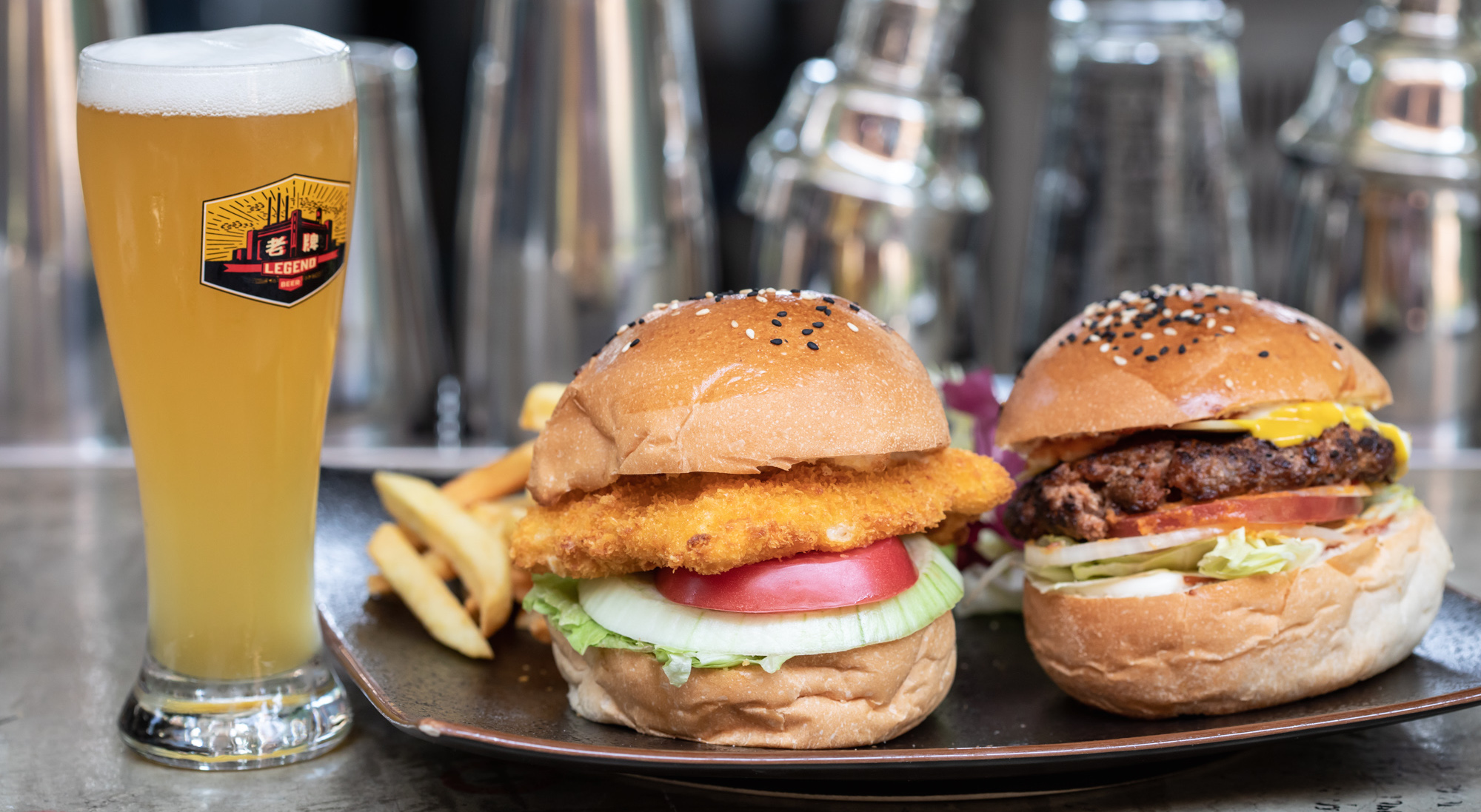 Legend Beer Hopes to Live Up to Its Name with Fish and Classic Beef Burgers