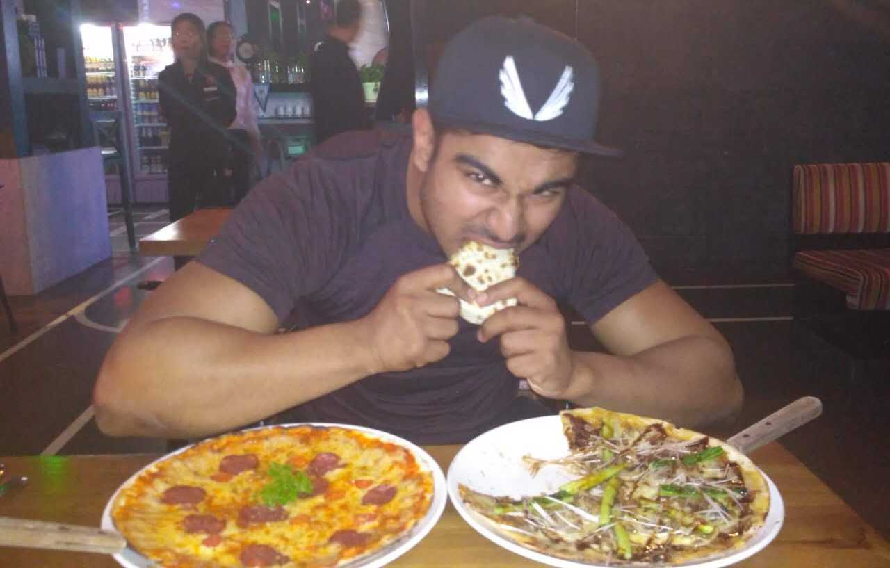 Pizza my Mind: Bodybuilder Ankit Nayal