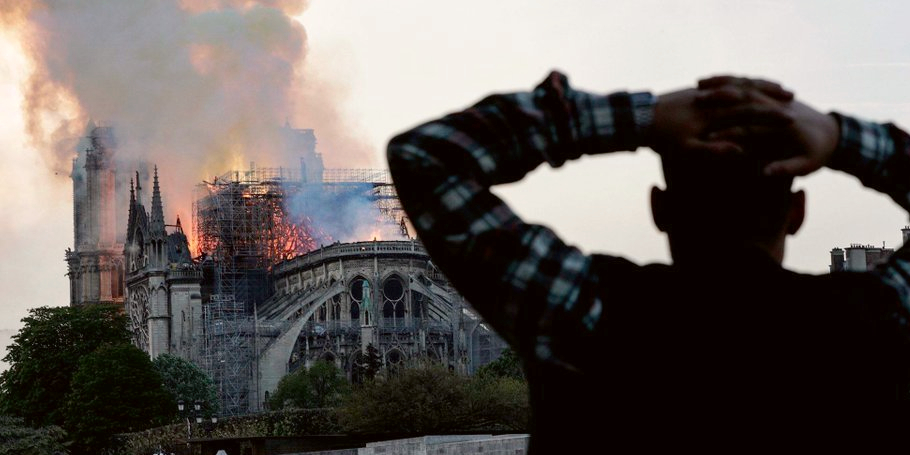Notre Dame Cathedral Blaze Provokes Outpouring of Sympathy From Beijing