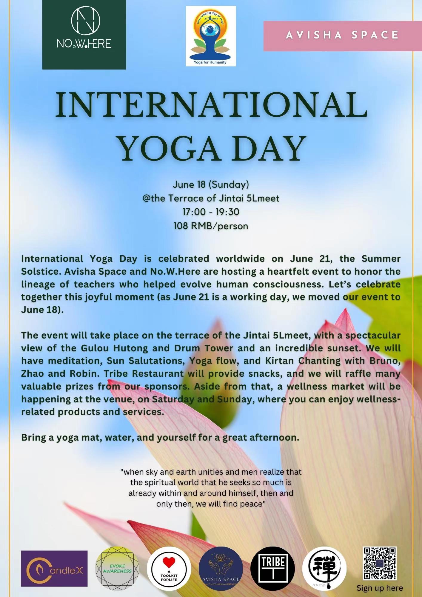 International Yoga Day at The Terrace of Jintai