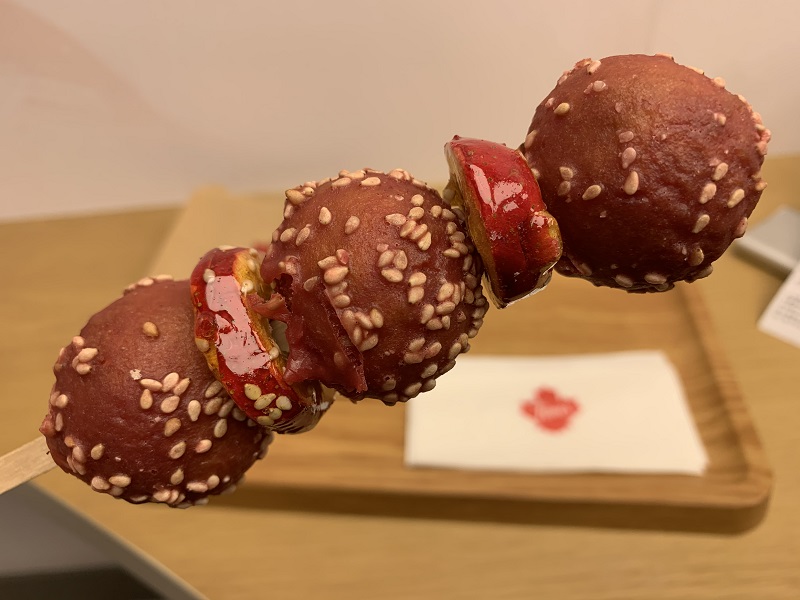 The Tanghulu Timbits may not look like much but they were authentic and a welcome local take